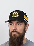 Бейсболка AMERICAN NEEDLE арт. 23018A-BBR Boston Bruins Hotfoot NHL (черный)